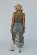 Load image into Gallery viewer, Serene Dream Crochet Lace Top - Olive