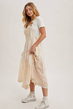 Load image into Gallery viewer, Millie Lace Embroidered Tulle Bib Maxi Dress