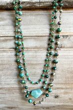 Load image into Gallery viewer, Camden Necklace African Turquoise