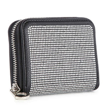 Load image into Gallery viewer, Rhinestone Design Petite Zip Around Wallet