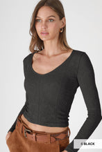 Load image into Gallery viewer, NikiBiki Lace Textured V Neck Top