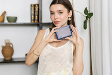 Load image into Gallery viewer, Rhinestone Design Petite Zip Around Wallet