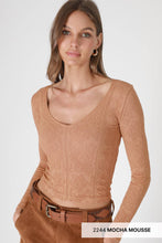 Load image into Gallery viewer, NikiBiki Lace Textured V Neck Top