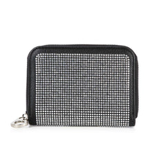 Load image into Gallery viewer, Rhinestone Design Petite Zip Around Wallet