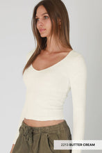 Load image into Gallery viewer, NikiBiki Lace Textured V Neck Top