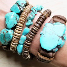 Load image into Gallery viewer, Chunky Turquoise Bracelet