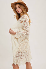 Load image into Gallery viewer, Amarie Crochet Open Front Bell Sleeve Cardigan