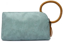 Load image into Gallery viewer, Cuff Handle Tassel Wristlet Clutch