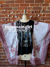 Load image into Gallery viewer, Upcycled Fabric Poncho Band / Graphic Tees