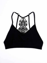 Load image into Gallery viewer, Tattoo Bralette - Black