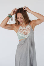 Load image into Gallery viewer, Crochet High Neck Bralette - Sage