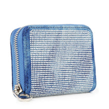Load image into Gallery viewer, Rhinestone Design Petite Zip Around Wallet