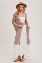 Load image into Gallery viewer, Amarie Crochet Open Front Bell Sleeve Cardigan