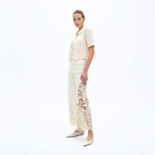Load image into Gallery viewer, Bayeas High Rise Lace Wide Leg Jeans