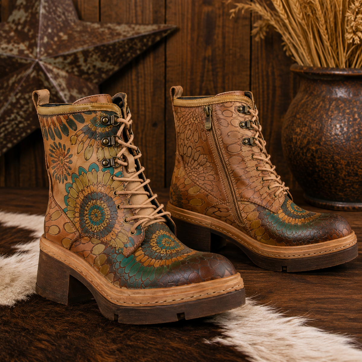 L'artiste Carnivale Boho Boots – Madame Peacock's