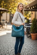 Load image into Gallery viewer, Alexa 2-in-1 Hobo Bag w/Dual Zip Compartments