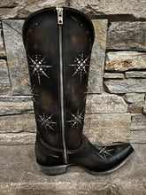 Load image into Gallery viewer, Old Gringo Stelletta 15" Shaft Western Boots in Rustic Black