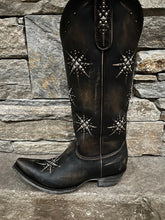 Load image into Gallery viewer, Old Gringo Stelletta 15" Shaft Western Boots in Rustic Black