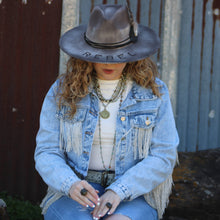 Load image into Gallery viewer, Amazonite Beaded Necklace with Antique Gold Feather 251x-4