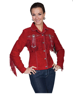 Scully Fringed Leather Western Jacket