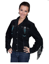 Load image into Gallery viewer, Scully Fringed Leather Western Jacket
