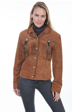 Load image into Gallery viewer, Scully Fringed Leather Western Jacket
