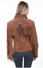 Load image into Gallery viewer, Scully Fringed Leather Western Jacket