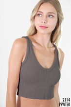 Load image into Gallery viewer, NikiBiki Reversable Herringbone Crop