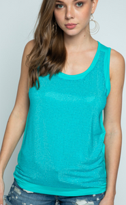 Vocal Beaded Tank 18514T
