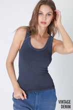 Load image into Gallery viewer, NikiBiki Vintage Reversible Ribbed Tank