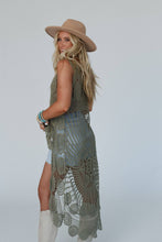 Load image into Gallery viewer, Serene Dream Crochet Lace Top - Olive