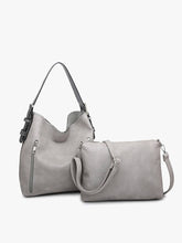 Load image into Gallery viewer, Alexa 2-in-1 Hobo Bag w/Dual Zip Compartments