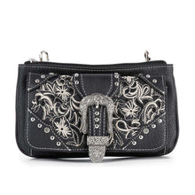 Load image into Gallery viewer, Western Buckle Design Petite Crossbody Sling
