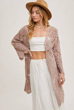 Load image into Gallery viewer, Amarie Crochet Open Front Bell Sleeve Cardigan