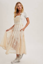 Load image into Gallery viewer, Millie Lace Embroidered Tulle Bib Maxi Dress