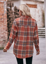 Load image into Gallery viewer, Women's Oversized Loose Plaid Shirt