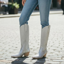 Load image into Gallery viewer, A Rider Girl Alice Western Rhinestone Boot