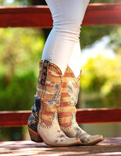 Load image into Gallery viewer, Old Gringo Jorie Americana 13" Shaft Western Boots