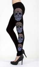 Load image into Gallery viewer, Vocal Skull legging
