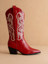 Load image into Gallery viewer, The Amaya | Cherry Classic Western Boot
