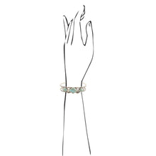 Load image into Gallery viewer, Turquoise &amp; Bronze Cuff Bracelet
