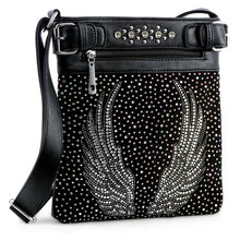 Load image into Gallery viewer, Wings Design Rhinestone Crossbody Sling
