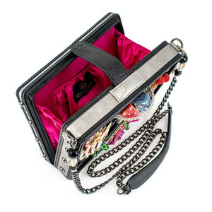 Lady Luck Beaded Gambling Casino Themed Crossbody Handbag