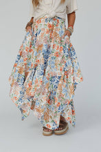 Load image into Gallery viewer, Swing Of Things Pocketed Midi Skirt - Floral
