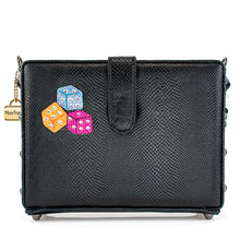 Load image into Gallery viewer, Lady Luck Beaded Gambling Casino Themed Crossbody Handbag
