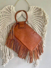 Load image into Gallery viewer, Fringe Soft Vegan Leather Wristlet/Clutch
