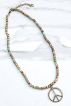 Load image into Gallery viewer, Peace Imperial Jasper Necklace
