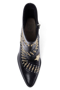 ARISA-80 Star-Studded Western Cowgirl Boots