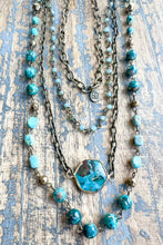 Load image into Gallery viewer, Janet Necklace Turquoise
