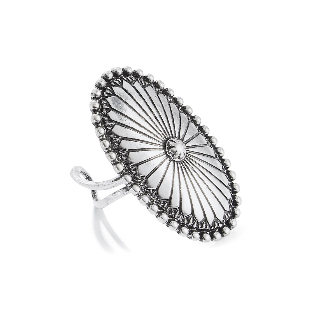 Concho Cuff Ring